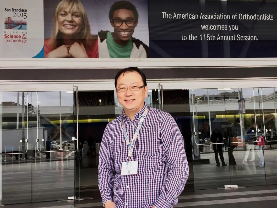 Dr. Nelson no Congresso da American Association of Orthodontists